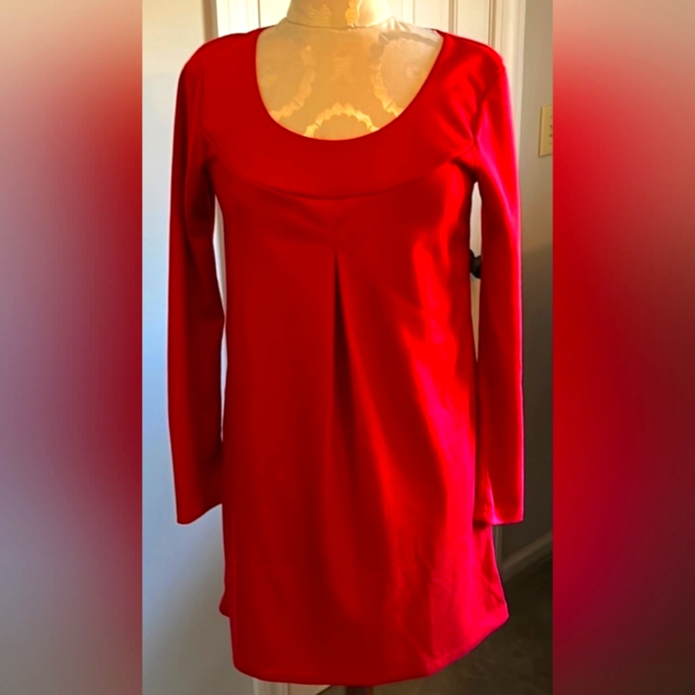Haley and the Hound Red Shift Dress